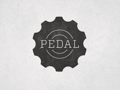 Pedal logo pulley texture vitesse