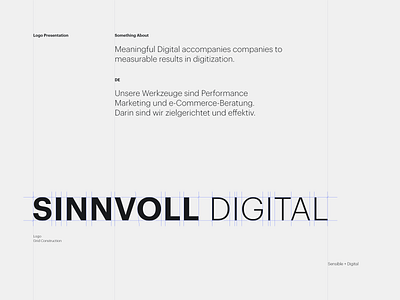 Sinnvoll Digital ─ Logo Presentation