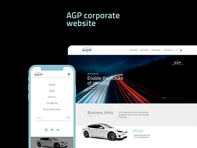 AGP Smart glass Website