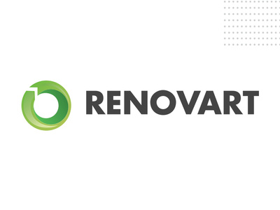 Logo Renovart branding brands cicle desiginspiration re brand reciclaje renovation