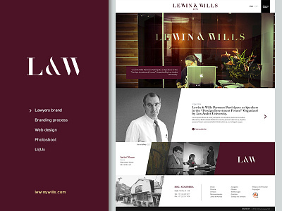 Lawyers Website branding brands desiginspiration design flat icon identity lawyer logo lawyers lettering logo minimal type typography ui ux web website