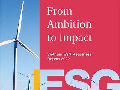 ESG Readiness Report 2022 branding design esg graphic design green illustration layout sustainability