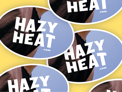 Hazy Heat sticker design