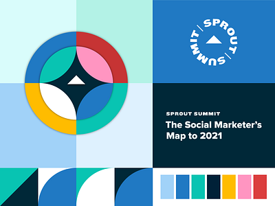 Sprout Summit - Digital event design compass event design nautical sprout summit