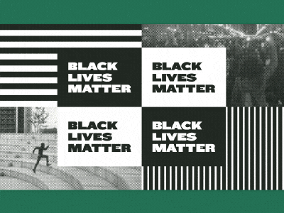 Black Lives Matter poster installation activism black lives matter blm