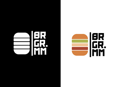 Burger Logo app branding design graphic design illustration logo typography ui ux vector