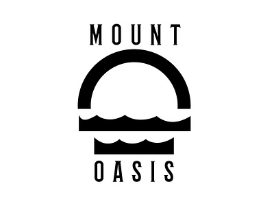 Mount Oasis Logo (Prototype) adobe illustrator app branding design graphic design illustration logo typography ui ux vector