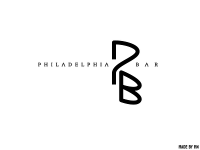 Philly Bar Lettermark Logo Pt. 2 abstract abstract logo branding design graphic design illustration letter logo lettermark lettermark logo lettermarks logo simple simple logo typography ui ux vector