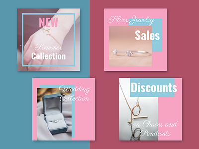 Instagram Banners Jewelry banner banner design design instagram instagram banner instagram post jewelry marketing social media