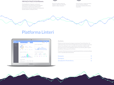 Website charts diagrams onepager parallax website