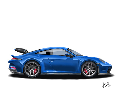 fastCar automotive brushes car digitalpainting illustration sketching