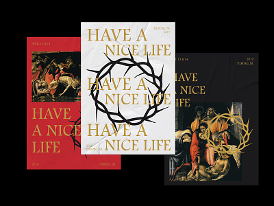 Have A Nice Life Promotional Posters music artwork poster poster art poster design print print design