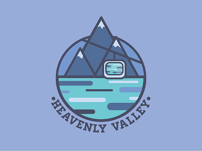 Heavenly Valley Logo california cool dope dribbble new recent snow snowboard winter