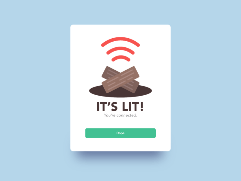 It's Lit! app clean design flat gif illustration ios mobile ui ux vector web