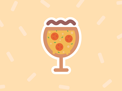 A Taste (or drink) of Italy branding clean design flat food icon illustration logo minimal mobile ui vector