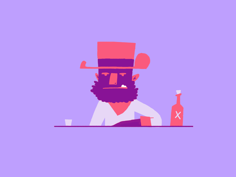 Frame by Frame by Frame by... Fweh animation branding character clean cowboy design flat gif icon illustration minimal vector