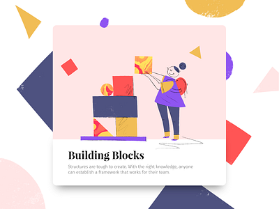 Building Blocks app branding character design drawing flat graphic icon illustration mark minimal web