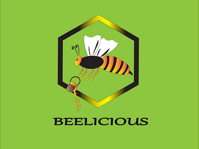 BEELICIOUS LOGO BY ME