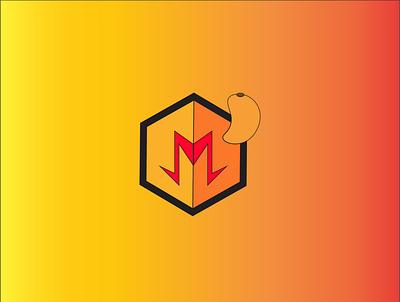 M logo inspired by Mango by me branding design graphic design graphicdesigning illustration logo typography ui ux vector