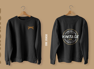 "VINTAGE" T-shirt Design design graphic design illustration typography vector