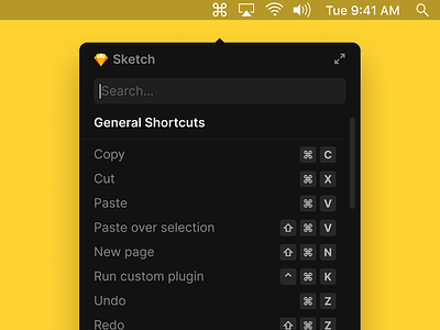 Shortcut menubar app macos menubar shortcut shortcuts ui ux