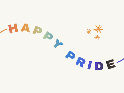 Happy Pride design figma illustration pride rainbow