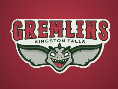 Kingston Falls Gremlins gremlins horror logos sports team