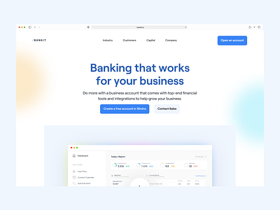 Simple Hero Page Design product design ui uiux ux