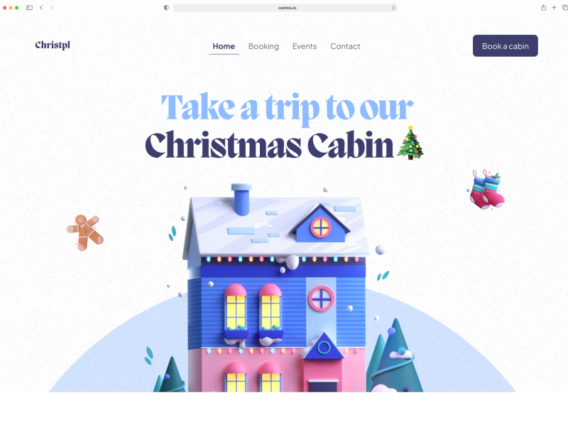 christmas-cabin-landing-page-by-saviour-inyang-on-dribbble