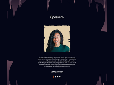 Speaker announcement - Cave Theme branding design graphic design ui uiux