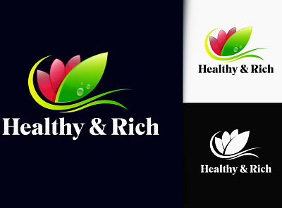 Healthy & Rich 3d animation app branding design graphic design illustration logo motion graphics photoshop typography ui ux vector