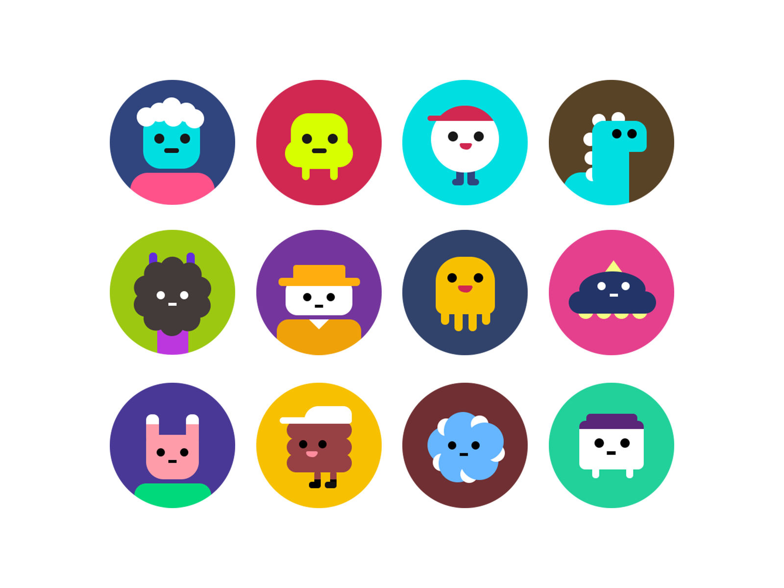 random characters for profile by Jinyoung Choi on Dribbble