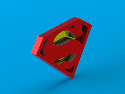 Super men logo | 3D Cad | Solidworks |