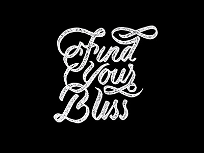 Find Your Bliss bliss brushpen handlettering lettering quote tombow typography