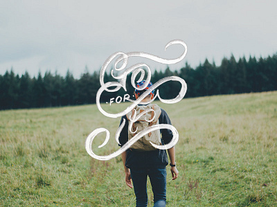 Go For It adventure brushtype design handdrawntype handlettering handmade lettering script typography