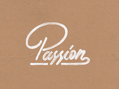 Passion calligraphy design graphic design handlettering krink lettering passion type typography