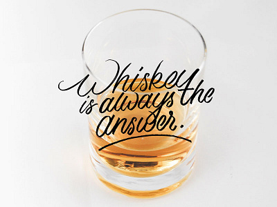 Whiskey calligraphy design font graphic design hanad lettering lettering script typography whiskey