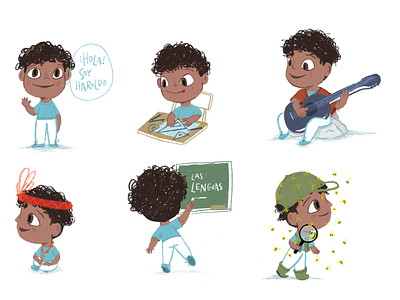 Character book character childrens book graphic design illustration procreate study book