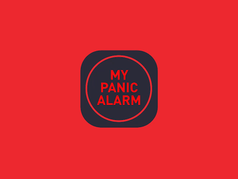 My Panic Alarm - Domestic Violence Awareness Month after effects animation flat gif verizon verizon wireless