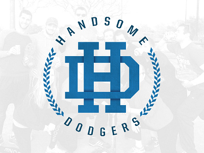 Handsome Dodgers Logo