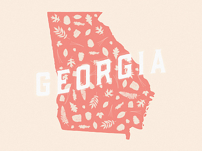 Georgia georgia illustration illustrator photoshop typography vintage