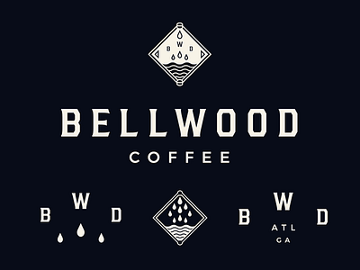 Bellwood Coffee Branding Concept 2 branding color concept custom type logo logotype