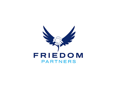 FRIEDOM-PARTNERS Logo is a professional logo design template for app beach logo branding design graphic design illustration logo logo design ui ux vector