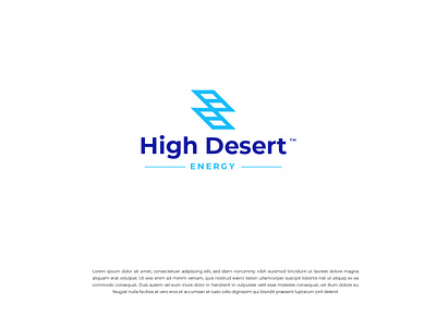 High Deserty logo design app beach logo branding design illustration logo vector