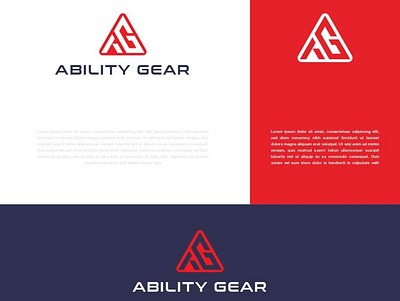 Ability Gear aag ab ag ag letter logo letter logodesign newlogo simplelogo