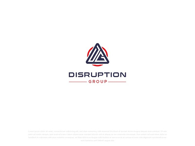 Disruption Group dg dg letterlogo graphic design logo portfolio 2022 logodesign logofolio logotype simple