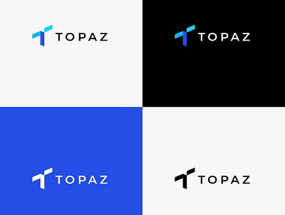 Topaz 3d animation branding graphic design logo motion graphics t t letter topaz ui