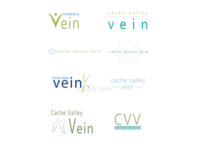 Cache Valley Vein Logos branding design graphic design logo