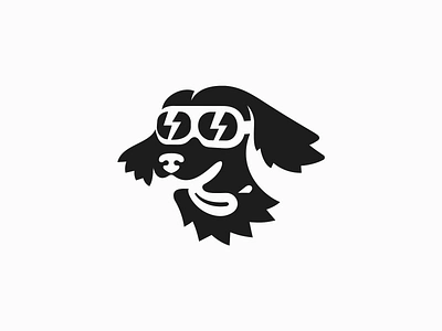 Aviator Dog belcdesign blcstudio dog golden retriever logo logodesign logomarks negative space patrykbelc