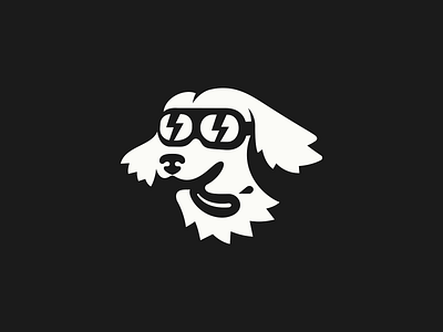 Golden Retrivier belcdesign blcstudio branding dog logo logodesign negative space patrykbelc